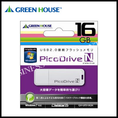 【メール便可能】グリーンハウス USBフラッシュメモリ ピコドライブ・N＜16GB＞ GH…...:supply-center:10002459