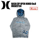 Hurley,ハーレー,サーフィン,ウェットスーツ,ラッシュガード,紫外線対策,17sp●RASH ZIP OPEN HOOD O&O MKHZLY50