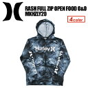 〔あす楽対応〕Hurley,ハーレー,サーフィン,ウェットスーツ,ラッシュガード,紫外線対策,17su●RASH FULL ZIP OPEN HOOD O&O MKHZLY20
