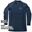 値下げしました!XCEL/エクセル メンズ長袖ラッシュガード MENS ALEX L/S UV TOP RASHGUARD BLK 男性用水着 UVカット mlc40617 4,580円