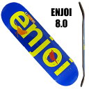ENJOI/エンジョイ スケートボード デッキ BIRD WATCHER HYB BLUE 8.0 DECK スケボーSK8