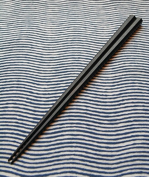 大黒屋江戸木箸八角箸縞黒檀(大サイズ）最高級のお箸