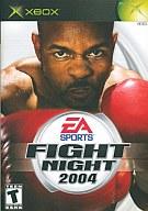 【中古】XBソフト 北米版 FIGHT NIGHT 2004(国内版本体動作不可)【画】