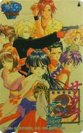 中古 アニメ・漫画・ゲーム系テレホンカード 真宮寺さくら/計8名「サクラ大戦」【画】