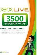 【新品】XBOX360ハード Xbox Live3500マイクロソフトポイントカード【画】