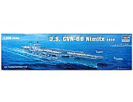 【新品】プラモデル プラモデル 1/350 艦船 アメリカ海軍 航空母艦 CVN-68 ニミッツ [5605]【画】