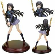 【送料無料】【中古】フィギュア 秋山澪 「けいおん!」 1/6スケール PVC完成品