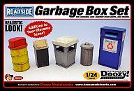 【新品】プラモデル プラモデル 1/24 Garbage Box Set ゴミ箱セット [RS24012]【10P17Aug12】【画】　
