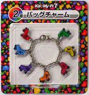 【中古】キーホルダー・マスコット(男性) 2. Kis-My-Ft2 バッグチャーム 「Kis-My-Ft2 Kis-My-Ft7 当りくじ」 セブンイレブン限定