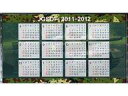 【中古】カレンダー JGSDF 陸上自衛隊 2011-2012年度卓上カレンダー
