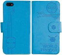 【中古】携帯ジャケット・カバー(キャラクター) レプリカ ダイアリースマホケース(iPhone5/5s対応) 「ワールドトリガー」