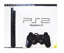 【中古】PS2ハード プレイステーション2本体 チャコールブラック(SCPH-70000CB)(状態:内蔵電池切れ)