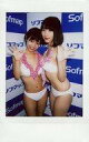 【中古】生写真(女性)/グラビアアイドル 田中菜々・夏江美優/膝上・水着白・パー/特典生チェキ