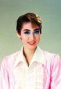 【中古】生写真(女性)/宝塚歌劇団(月組)/女優 宝塚歌劇団(月組)/天海祐希/バストアップ・衣装白ピンク・顔斜め右向き・背景グレー/「宝塚歌劇団」公式生写真