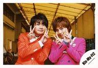【中古】生写真(ジャニーズ)/アイドル/Kis-My-Ft2 Kis-My-Ft2/横尾渉・藤ヶ谷太輔/横型・上半身・衣装オレンジ・ピンク・白・両手ピース・腕交差/アルバム「I SCREAM」ジャケ写撮影＆「YES! I SCREAM」MV撮影/公式生写真【02P03Dec16】【画】 - ネットショップ駿河屋　楽天市場店