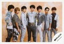 【中古】生写真(ジャニーズ)/アイドル/関ジャニ∞ 関ジャニ∞/集合(7人)/横型・膝上・衣装グレー白黒・横並び・センター大倉・目線右・丸山右手腰・背景オレンジベージュ/「パノラマ」PV&ジャケ写撮影/公式生写真