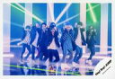 【中古】生写真(ジャニーズ)/アイドル/Hey!Say!JUMP Hey!Say!JUMP/集合(9人)/横型・全身・衣装黒・白・両手グー・口開け・左足曲げ・ライト/「Fantastic Time」PV&ジャケ写撮影/公式生写真