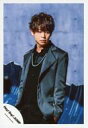 【中古】生写真(ジャニーズ)/アイドル/Hey!Say!JUMP Hey!Say!JUMP/有岡大貴/上半身・衣装黒・グレー・体左向き・口閉じ・背景青グレー/「Fantastic Time」PV&ジャケ写撮影/公式生写真