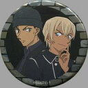【中古】バッジ・ピンズ(キャラクター) 11.赤井秀一&安室透 「名探偵コナン 缶バッジ」