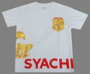 【中古】Tシャツ(女性アイドル) 秋本帆華(チームしゃちほこ) 古代ギリシャ(チ)から伝わる SYACHIHOKO Tシャツ(名古屋レッド) ホワイト Lサイズ 「しゃちサマ2014〜神々の祭り〜」