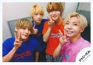 【中古】生写真(ジャニーズ)/アイドル/ジャニーズJr. 7 MEN 侍・少年忍者・SpeciaL・Lil かんさい/今野大輝・安嶋秀生・松尾龍・大西風雅/横型・上半身/「ALL Johnnys’ Jr. 2023 わっしょいCAMP! in Dome」セルフィー/公式生写真