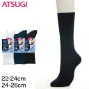アツギ School-Time 26cm丈 クルーソックス ...