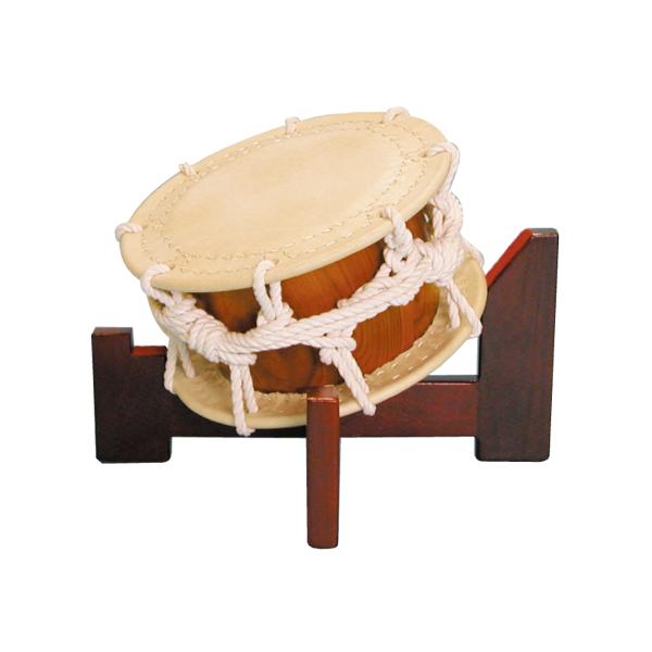 締太鼓30cm（ひも締め・あわせ胴） 木製座り台座セット...:suwagakki:10000423
