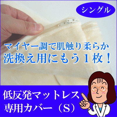 洗換え用にもう1枚！低反発マットレス専用敷きふとんカバー100×200cmシングルサイズ【セール SALE】【SBZcou1208】