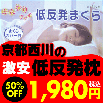 【京都西川】の低反発まくら1,980円バージョンUP西川ブランドで2012年春新登場！こだわりの金型モールド製法により前バージョンの枕より格段の柔らかさを実現！【あす楽】【pillow】【HLS_DU】【SBZcou1208】低反発枕　テイハンパツ　まくら