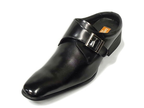 ビジネスサンダル LASSU&FRISS ラスアンドフリス 917 BLK ブラック モン…...:suzuchu-footwear:10003091
