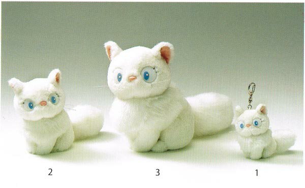 魔女の宅急便　ぬいぐるみ　リリー　S　お写真2番の商品になります。　〈スタジオジブリグッズ アニメ・映画キャラクター縫い包み まじょのたっきゅうびん 白猫 しろねこ 縫いぐるみ ヌイグルミ Studio Ghibli Kiki's Delivery Service〉