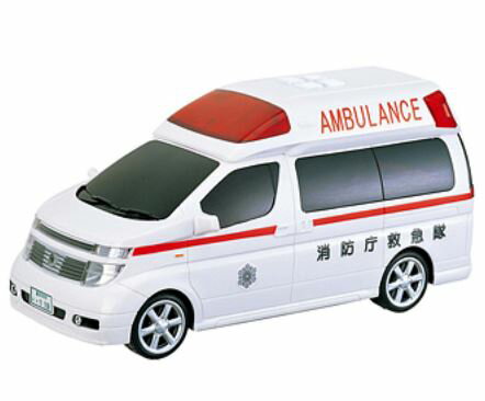 乗用車コレクションカーコレクションミニカー趣味の玩具・模型長さ26cmニッサン・エルグランド救急車N