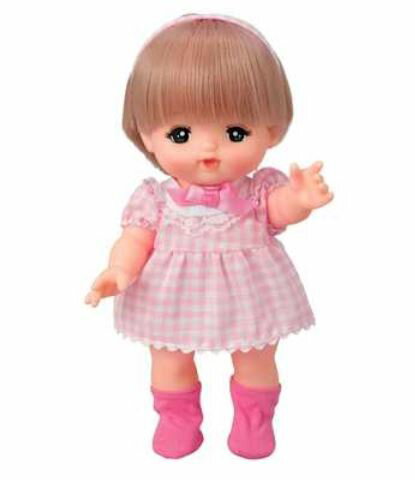 楽しく遊べる玩具・着せ替え人形　愛育ドールのメルちゃん　きせかえセット　ピンクのギンガムワ…...:suzukatu:10024463