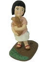 子供の頃・昭和レトロ 懐かしのわんぱく・おてんば、昭和の子供たち ジオラマ空き地シリーズ 抱っこ かわいい子犬