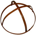 特製 桃の節句のつるし飾り(雛の吊るし飾り・ひなのつるし飾り・さげもん・傘福)用 竹の輪(中4) 輪の直径20cm〜22cm (約21cmの商品ですが、自然素材の手作り品につき、表示内での御提供になります。)