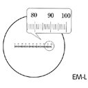 接眼マイクロメーター EM-L 20.4mmφ Micrometer