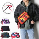 【雑誌ollie掲載】ショルダーバッグ メンズ ブランド 30代 40代 (45022) ROTHCO ロスコ ワンショルダーバッグ 斜め掛け 通学 遠足 軽量 クロ 黒 迷彩 模様 アカ 赤 紫 撥水 アウトドア