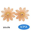 ゾーラ ピアス translucent flower ピンク p191c-2z zoule qqpq