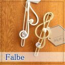 Luccica/ルチカ Farbe/ファルベ ソニード ダボピン ト音記号 音符 八分音符 楽譜 ピアノ 発表会 音楽 アクセサリー 髪留め バレッタ ゴールド シルバー ヘアアクセサリー ヘアピン p2p2