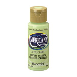 【アクリル絵具】253 ピスタチオミント アメリカーナ 2oz/59ml Americana 塗料 <strong>デコ</strong>アート DecoArt 絵の具 アクリルカラー 鮮やか ペイント <strong>スクイーズ</strong>ボトル イラスト 画材 非毒性 クリーミー 着色 アクリル絵の具 絵画 素材 材料