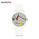 Swatch スウォッチ WHI_MEM M ホワイト・メン・エム SO31W106Originals(オリジナルズ) Gent(ジェント) (素材)ベルト:バイオ由来素材 ケース:bioceramicメンズ レディース 腕時計 人気 定番 プレゼント