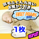 【羽毛布団 クリーニング】丸洗い+冬まで預かりサー
