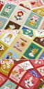 綿麻キャンバス 童話の切手11/29 大人気です！連日の再入荷！！