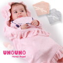 【あす楽】UNOUNO Honey Angelオーガニックコットン ニット ベビー アフガン 日本製【楽ギフ_包装】《赤ちゃん/ベビー/アフガン/おくるみ/ベビー服/神田うの/ウノウノ》