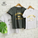 Tシャツ ロゴ メタリック ゴールド シルバー きれいめ 大人 白T カットソー シンプル レディース Sweet&Sheep オリジナル ◆メタリックロゴ Tシャツ【 メール便可 】【あす楽対応】