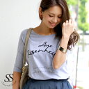 Tシャツ シンプル 半端袖 大人 きれいめ コットン 綿 ロ...