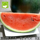 すいか 北海道富良野産 スイカ 2Lサイズ 6kg以上 2玉入り 送料無料