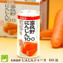 北海道富良野産 にんじんジュース 60本 【富良野にんじん100】 (1本190g) 【RC