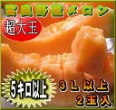 【送料無料】最高級赤肉メロン【超大玉3Lサイズ2玉】北海道富良野産赤肉メロン(超大玉3Lサイズ2玉)【お中元ギフト】