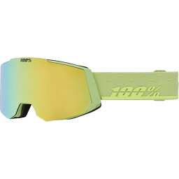 (取寄) 100% スノークラフト ゴーグル 100% Snowcraft Goggle Aura/Mirror Yellow Gold